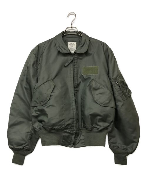 US ARMY（ユーエスアーミー）US ARMY (ユーエス アーミー) フライトジャケット グリーン サイズ:42-44の古着・服飾アイテム