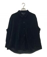 N.HOOLYWOOD (エヌ ハリウッド) コーデュロイシャツ ブラック サイズ:36