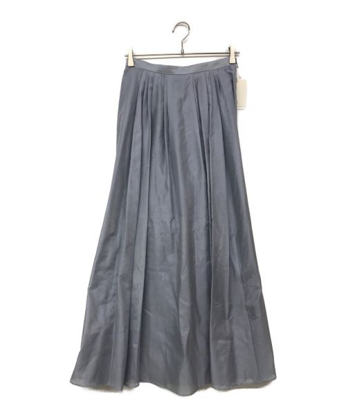 Noble（ノーブル）Noble (ノーブル) シアータフタマキシスカート ブルー サイズ:38の古着・服飾アイテム