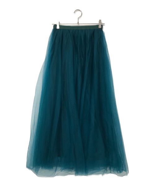 MYLAN（マイラン）MYLAN (マイラン) チュールスカート グリーン サイズ:Fの古着・服飾アイテム