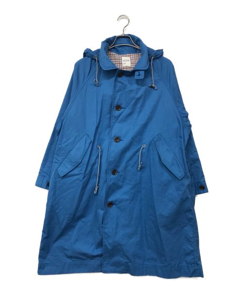 45R（フォーティーファイブアール）45R (フォーティーファイブアール) フーデッドコート ブルー サイズ:2の古着・服飾アイテム