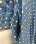中古・古着 45R (フォーティーファイブアール) ドットプリントのシャツドレス ブルー×ベージュ サイズ:表記無し：35000円