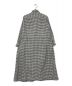 45R (フォーティーファイブアール) 薄オックスギンガムのシャツドレス ブラック×ホワイト サイズ:2：24000円