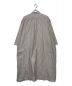 45R (フォーティーファイブアール) 薄オックスのMシャツドレス ブラウン×ホワイト サイズ:表記無し：18000円