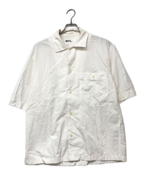 MHL（エムエイチエル）MHL (エムエイチエル) 半袖シャツ ホワイト サイズ:Mの古着・服飾アイテム