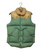 Rocky Mountain FeatherBed×WAREHOUSEロッキーマウンテンフェザーベッド×ウエアハウス）の古着「Christy Vest」｜グリーン