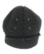 Maison Margielaメゾンマルジェラ）の古着「4ステッチニット帽」｜ブラック