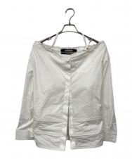 jacquemus (ジャックムス) La Chemise Peplo Stretch Cotton Shirt / ラシュミーズペプロブラウス ホワイト サイズ:36
