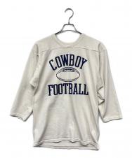 VINTAGE (ヴィンテージ) COWBOY FOOTBALL プリントフットボールTEE ホワイト サイズ:記載なし