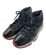 NIKE (ナイキ) AIRJORDAN 11 RETRO BRED ブラック×レッド サイズ:28cm
