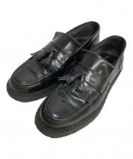 GEORGE COX (ジョージコックス) FRED PERRY (フレッドペリー) Tassel Loafer Leather タッセルローファー ブラック サイズ:UK8