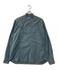 Hombre Nino (オンブレニーニョ) CORDURA NYLON SHIRT グレー サイズ:LARGE