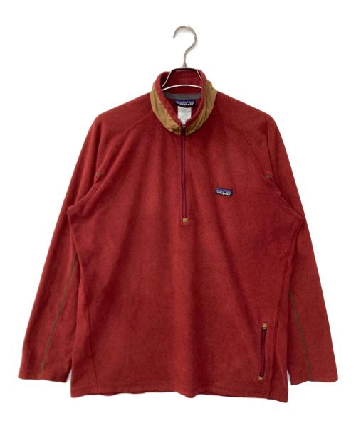 Patagonia (パタゴニア) ハーフジップスウェット レッド サイズ:L