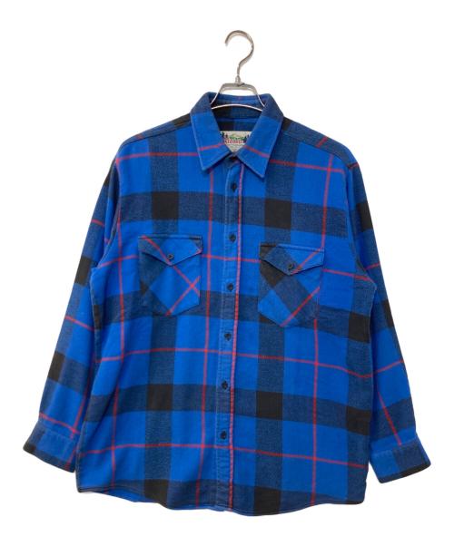 LEVI'S (リーバイス) チェックネルシャツ ブルー サイズ:L