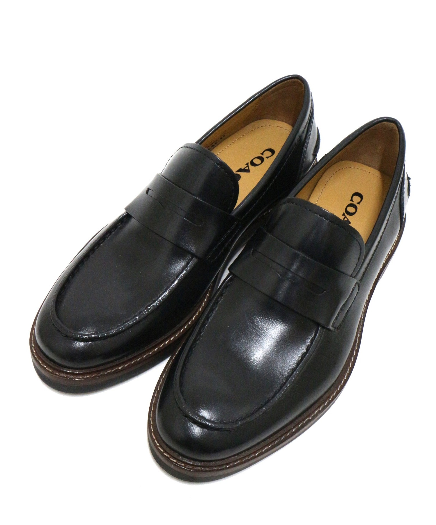 中古 古着通販 Coach コーチ コインローファー ブラック サイズ Us6d G1650 ブランド 古着通販 トレファク公式 Trefac Fashion