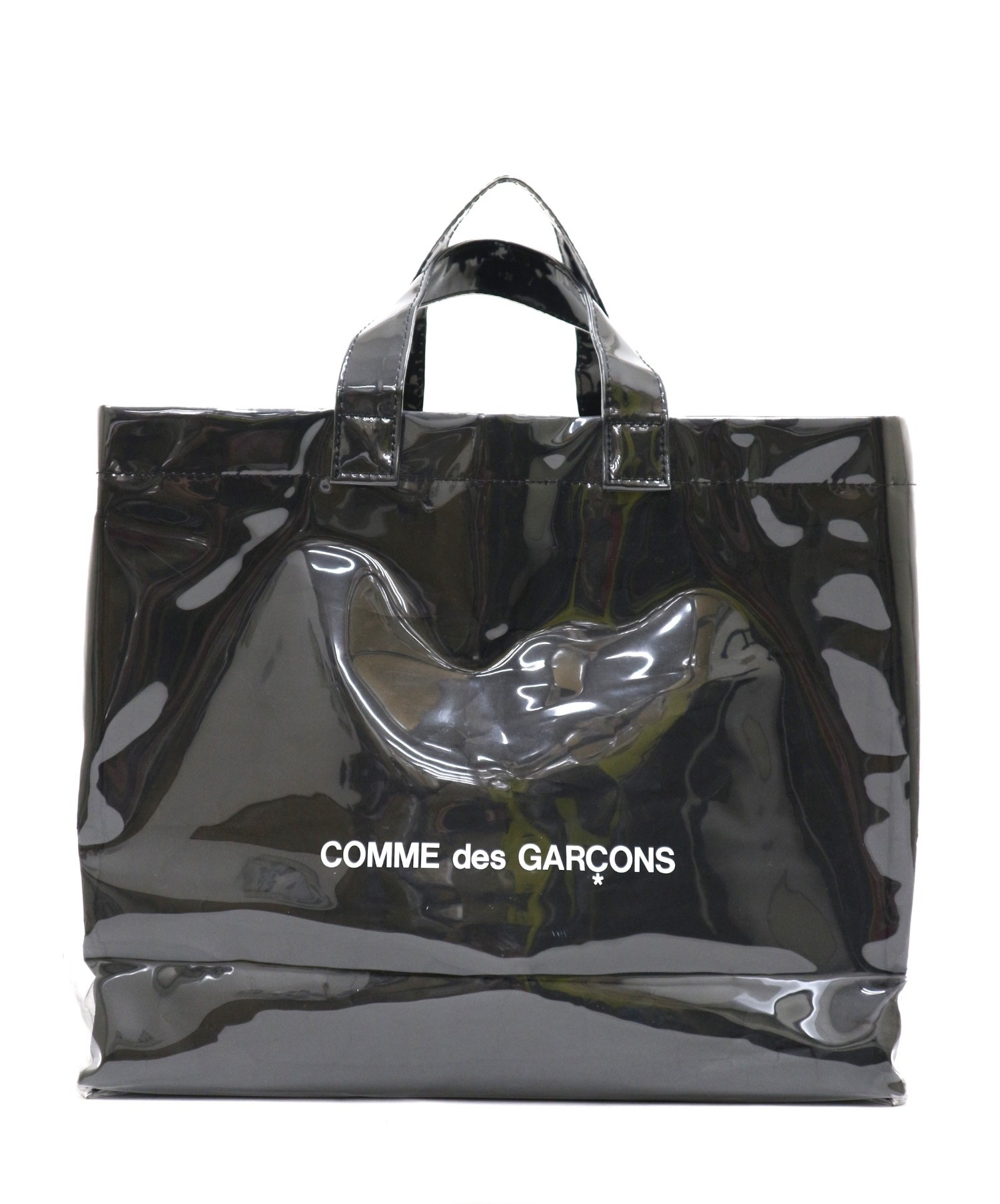 COMME des GARCONS BLACKMARKET (コムデギャルソンブラックマーケット) PVCトートバッグ ブラック ギャルソン