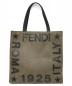 FENDI（フェンディ）の古着「1925 ROMA ITALY PVC TOTE」｜ブラウン