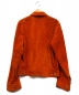 GUCCI (グッチ) カウスウェードトラッカージャケット オレンジ サイズ:46 イタリア製：49800円