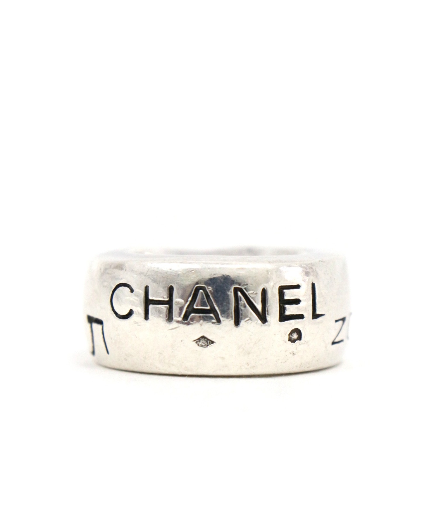 中古 古着通販 Chanel シャネル カンボンロゴリング Silver925 ブランド 古着通販 トレファク公式 Trefac Fashion