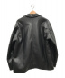 HARE (ハレ) オーバーサイズ2Bエコレザージャケット ブラック サイズ:S：4800円