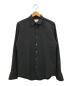 Calvin Klein（カルバンクライン）の古着「エアリーヘアラインストライプシャツ」｜ブラック