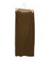 theory (セオリー) Crepe Front Flap Skirt ブラウン サイズ:S 21年モデル：2480円