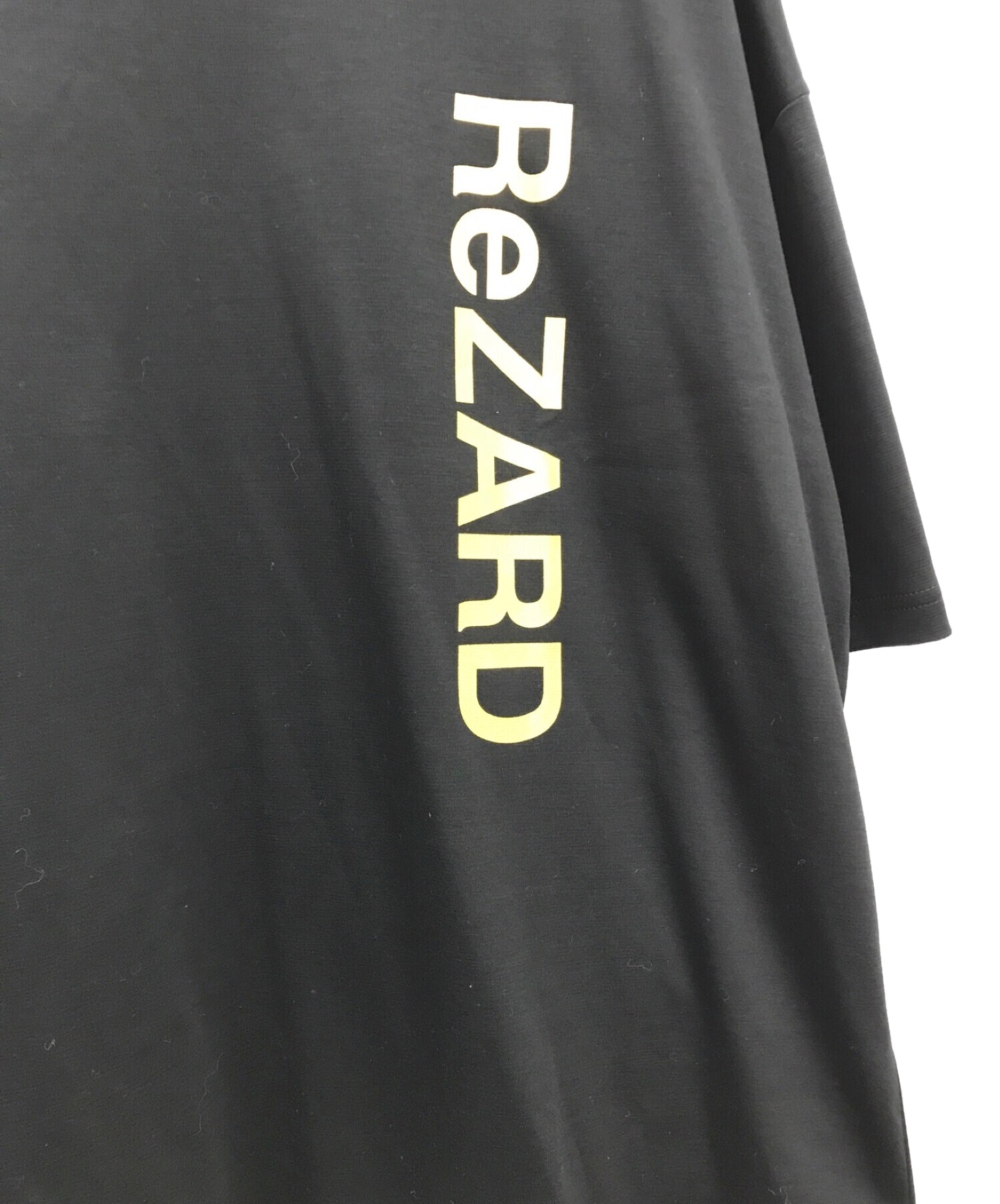 ReZARD (リザード) バーティカルロゴTシャツ ブラック サイズ:S