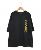 ReZARD（リザード）の古着「バーティカルロゴTシャツ」｜ブラック