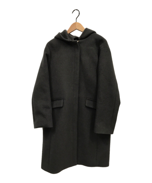 IENA（イエナ）IENA (イエナ) 二重織りシャルムフードコクーンコート グレー サイズ:Mの古着・服飾アイテム