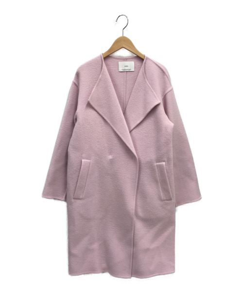 INED（イネド）INED (イネド) カラーレス リバーコート ピンク サイズ:7の古着・服飾アイテム