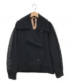 N°21（ヌメロヴェントゥーノ）の古着「キルティング切替ジャケット」｜ブラック