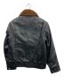 COACH (コーチ) 襟ムートンラムレザージャケット ブラック サイズ:44 未使用品：29800円