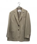 LE CIEL BLEUルシェルブルー）の古着「オーバーサイズテーラードジャケット / Oversized Tailored Jacket」｜ベージュ