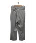 LITTLEBIG (リトルビッグ) スラックス / 22SS Tucked Trousers グレー サイズ:46 未使用品：12800円