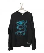 KENZO（）の古着「クルーネックスウェット / Dragon Sweatshirt」｜ブラック