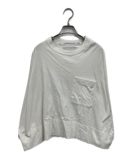 COGTHEBIGSMOKE（コグザビッグスモーク）COGTHEBIGSMOKE (コグザビッグスモーク) ビッグシルエットTシャツ ホワイト サイズ:1の古着・服飾アイテム