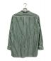 CristaSeya (クリスタセヤ) ストライプマオシャツ / cotton green striped mao shirt グリーン サイズ:L：22800円