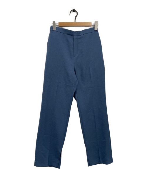 NARA CAMICIE（ナラカミーチェ）NARA CAMICIE (ナラカミーチェ) 麻調オックステーパードパンツ ブルー サイズ:3の古着・服飾アイテム