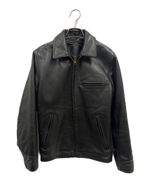 Schott（ショット）Schott (ショット) シングルライダースジャケット ブラック サイズ:34の古着・服飾アイテム