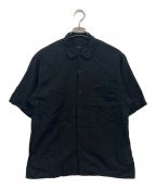 COMOLI）の古着「ベタシャン オープンカラーシャツ」｜ブラック