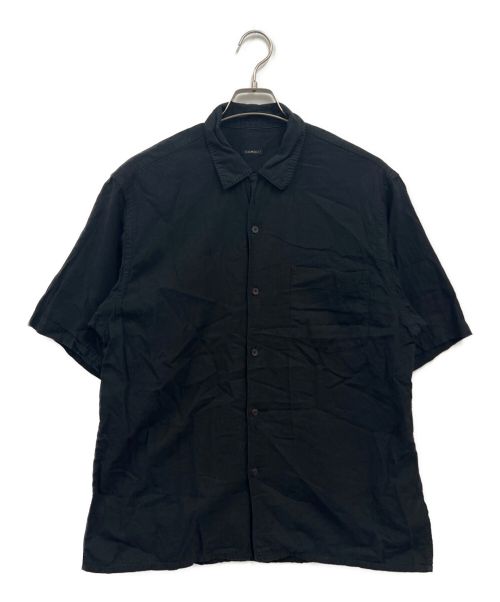 COMOLI（コモリ）COMOLI (コモリ) ベタシャン オープンカラーシャツ ブラック サイズ:2の古着・服飾アイテム