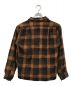 TENDERLOIN (テンダーロイン) チェックウールシャツ ブラウン サイズ:XS：8000円