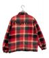 SUPREME (シュプリーム) 20AW Quilted Flannel Shirt チェックシャツジャケット レッド サイズ:S：14800円