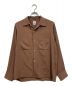 south2 west8（サウスツー ウエストエイト）の古着「One-up shirt Poly Jacquard」｜ブラウン