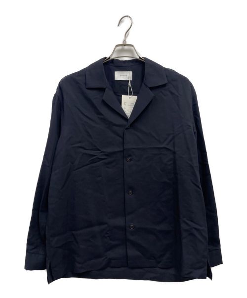STUDIOUS（ステュディオス）STUDIOUS (ステュディオス) オープンカラーシャツ ブラック サイズ:M 未使用品の古着・服飾アイテム