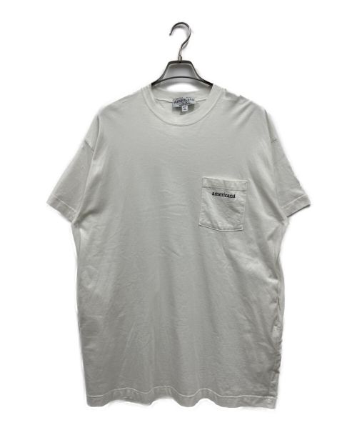 Americana（アメリカーナ）Americana (アメリカーナ) オーバーサイズTシャツ ホワイト サイズ:FREEの古着・服飾アイテム