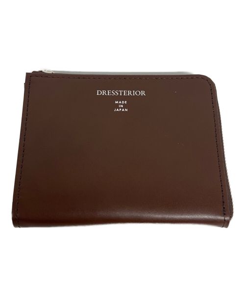 DRESSTERIOR（ドレステリア）DRESSTERIOR (ドレステリア) L字ジップ財布 ブラウン 未使用品の古着・服飾アイテム