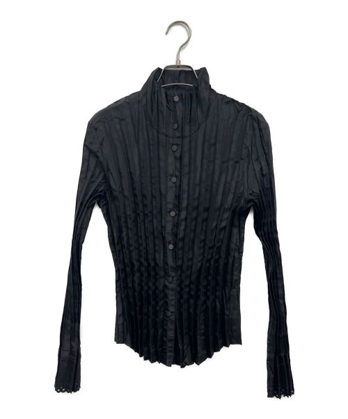 SPECCHIO（スペッチオ）SPECCHIO (スペッチオ) プリーツジャケット ブラック サイズ:40の古着・服飾アイテム