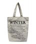 Vivienne Westwood (ヴィヴィアンウエストウッド) “WINTER” トートバッグ アイボリー 未使用品：10800円