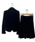 ANAYI (アナイ) ベロアセットアップスーツ ブラック サイズ:38：5800円